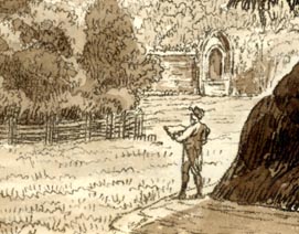 the image acts as a back button