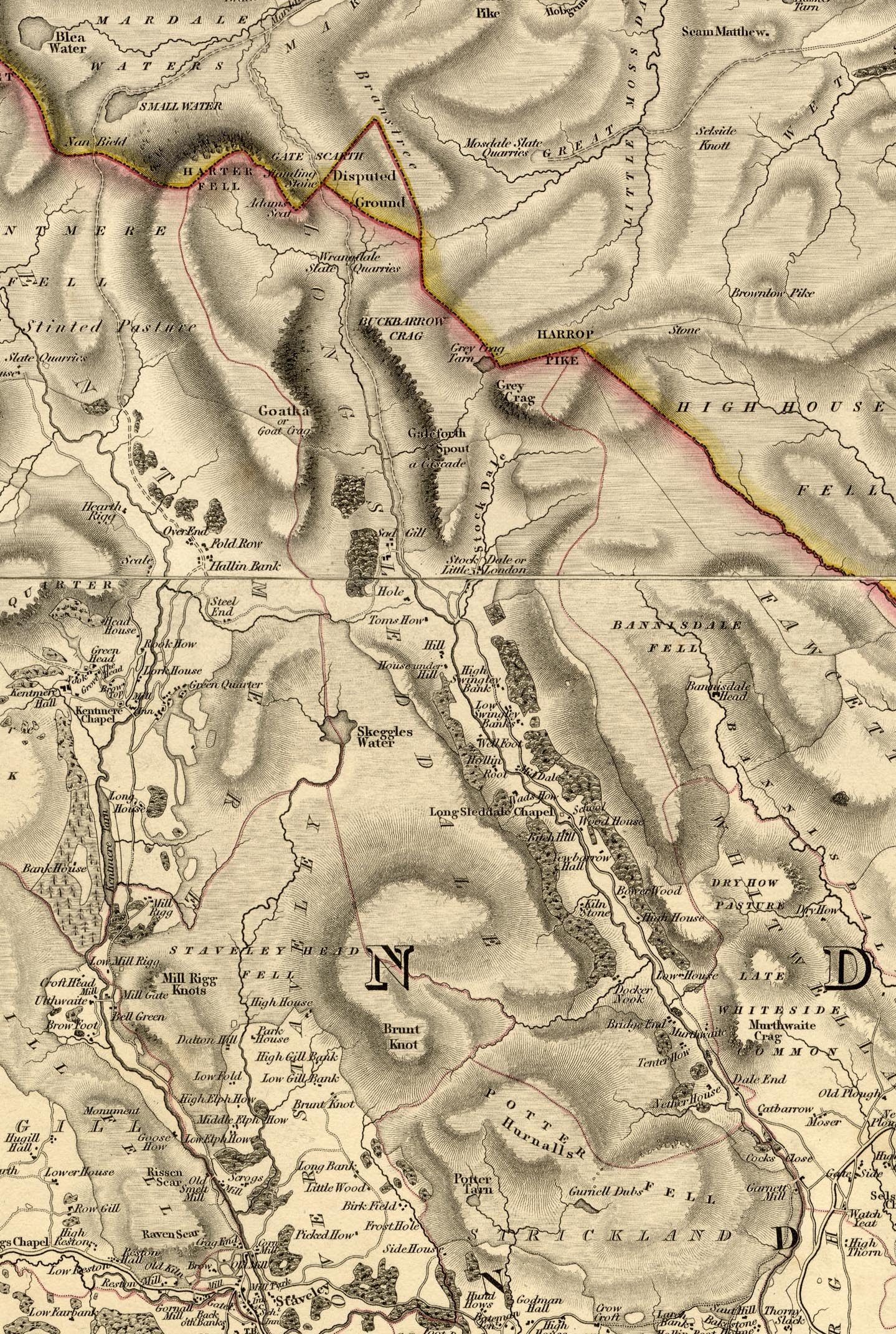 large image; back button