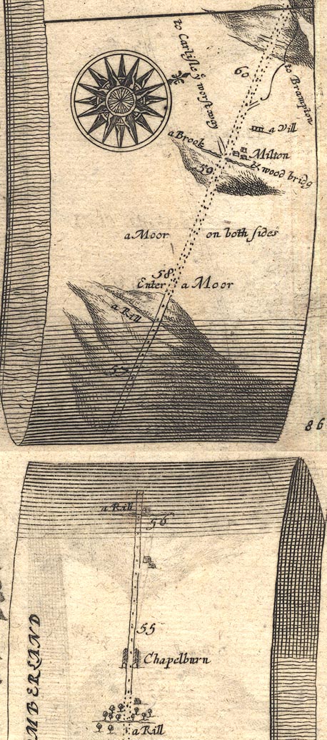 Ogilby 1675, plate 86