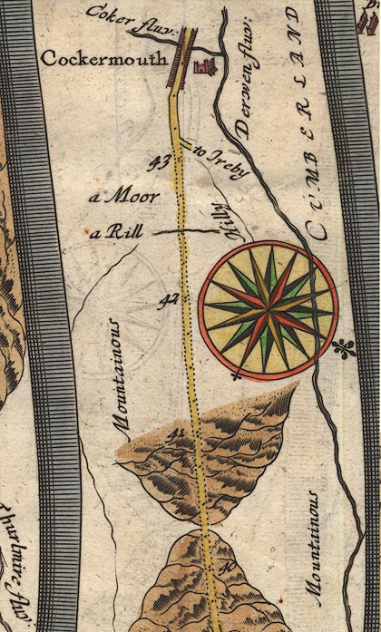 Ogilby 1675, plate 96