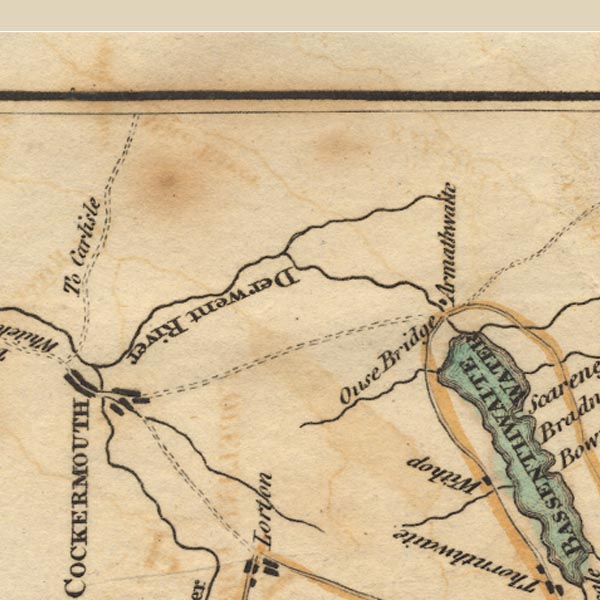 West 1784 map