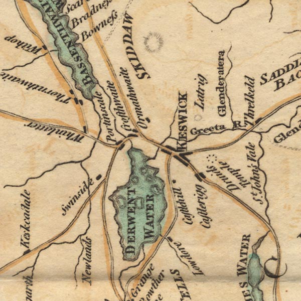 West 1784 map