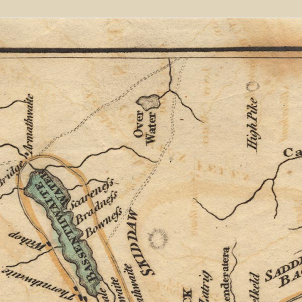 West 1784 map