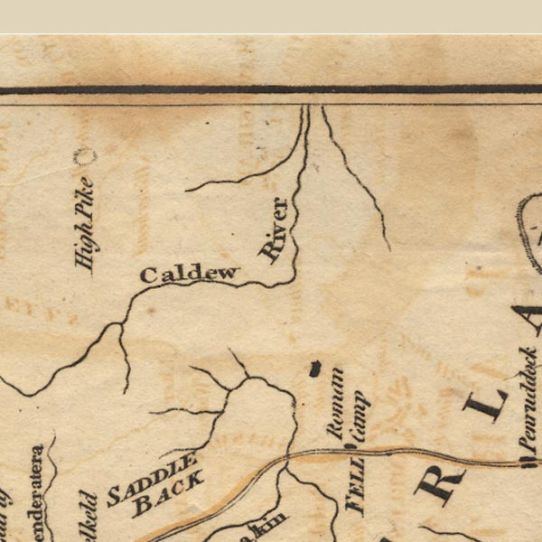 West 1784 map