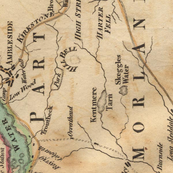 West 1784 map