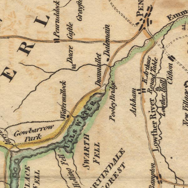 West 1784 map