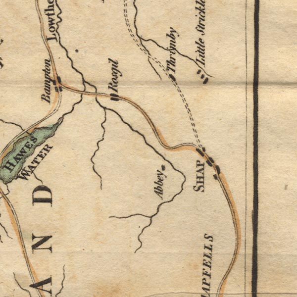 West 1784 map