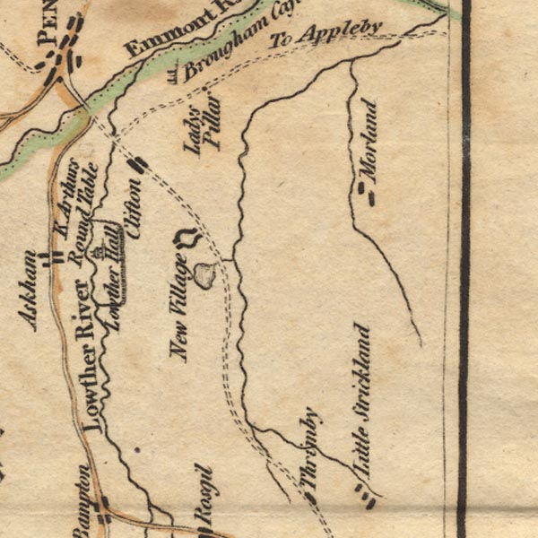 West 1784 map