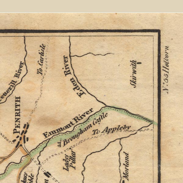 West 1784 map