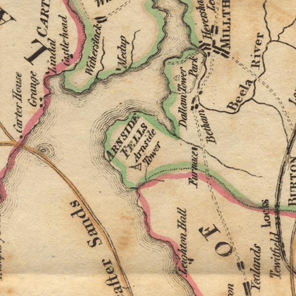 West 1784 map