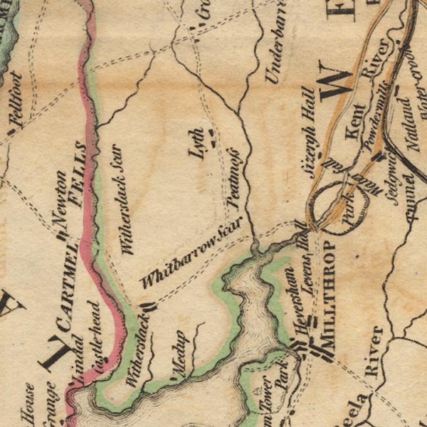 West 1784 map