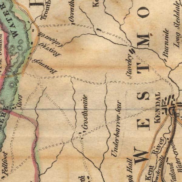 West 1784 map