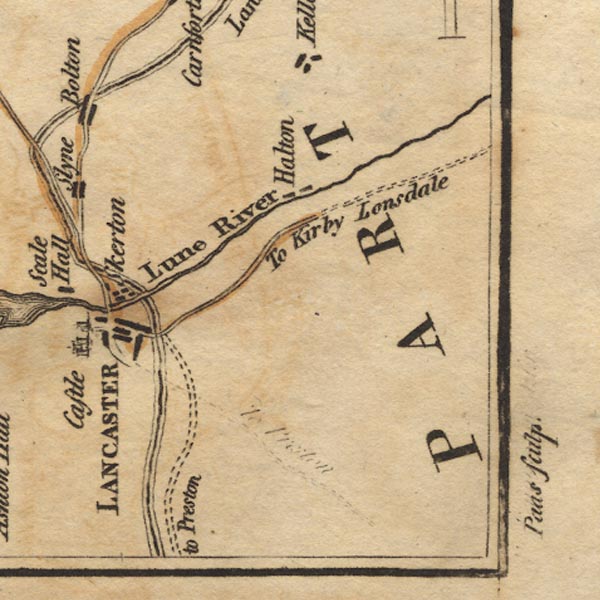 West 1784 map