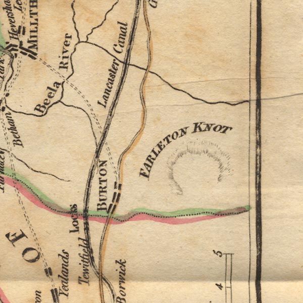 West 1784 map