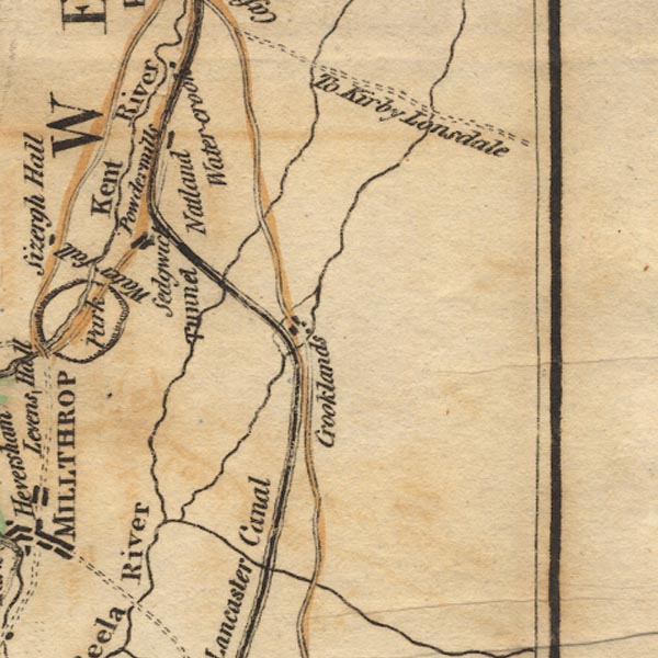 West 1784 map