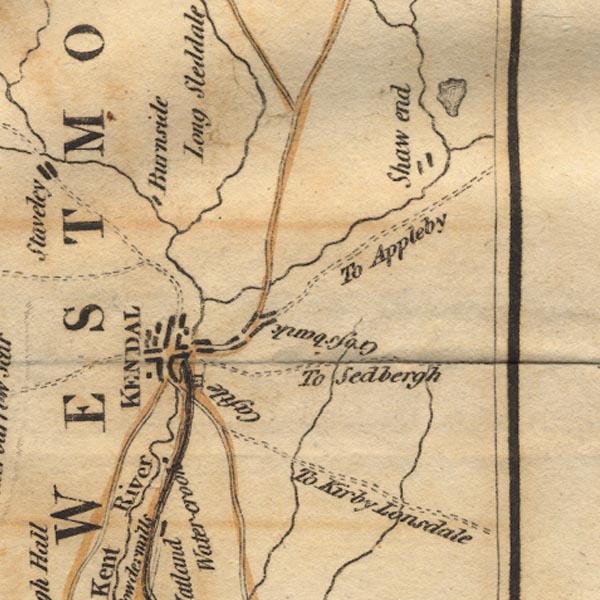 West 1784 map