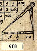 thumbnail, button to large image